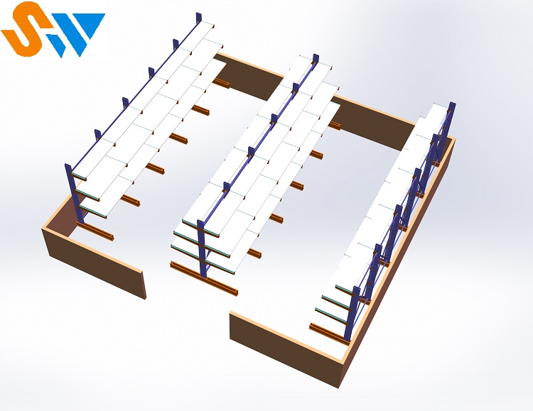 森沃倉儲懸臂貨架圖2